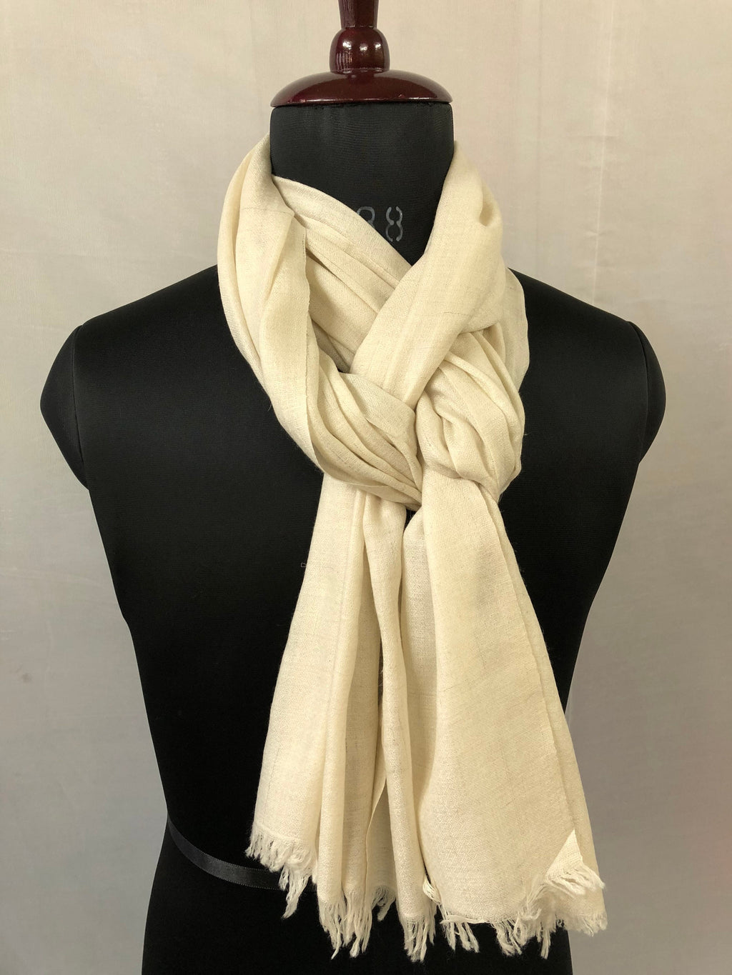 Handmade 100% Pure Ladakhi Hand Woven Cashmere Pashmina Stole Scarf Shawl Wrap - Mehraj Crafts 