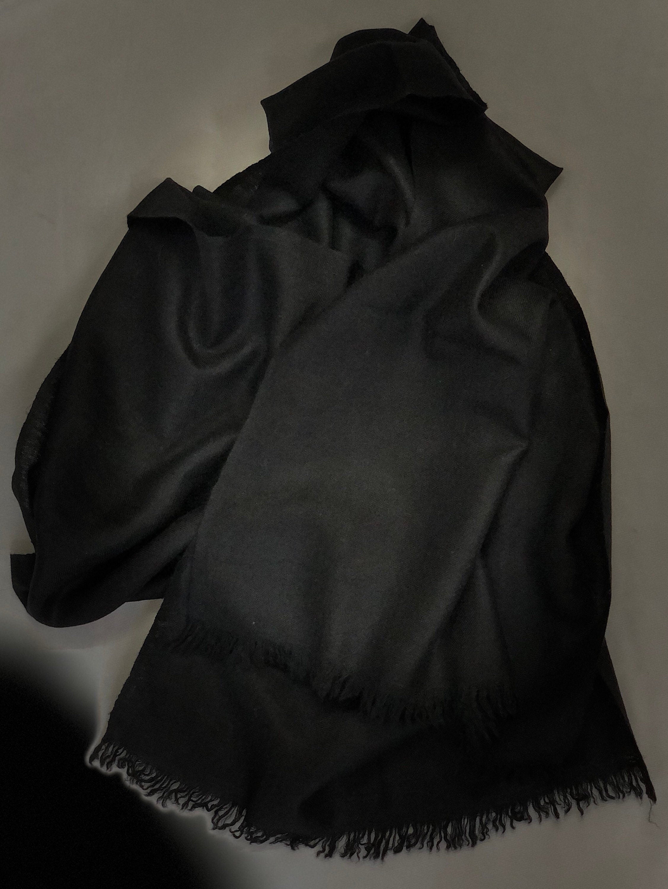 Pashmina christmas dayPirate Black Handwoven Real Cashmere Pashmina Scarf/Muffler/14X60 Inches