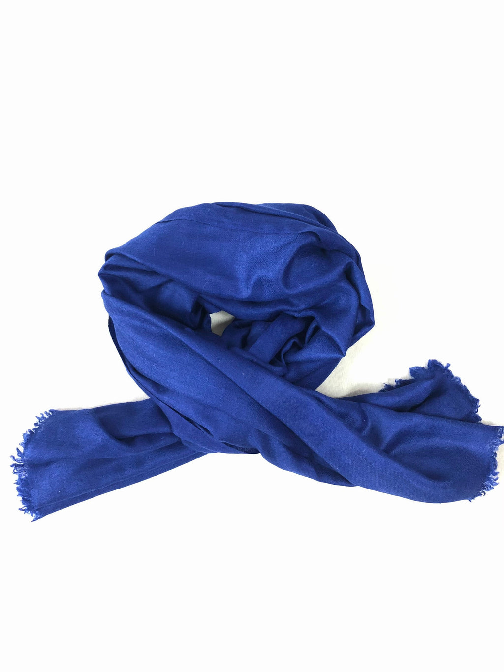 father of bride gift from daughter Dazzling Blue Cashmere Pashmina Scarf Muffler - Mehraj Crafts 