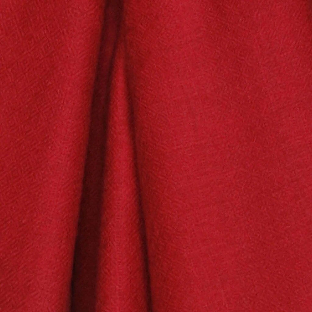 Tango Red Cashmere Pashmina Handwoven Scarf Muffler - Mehraj Crafts 