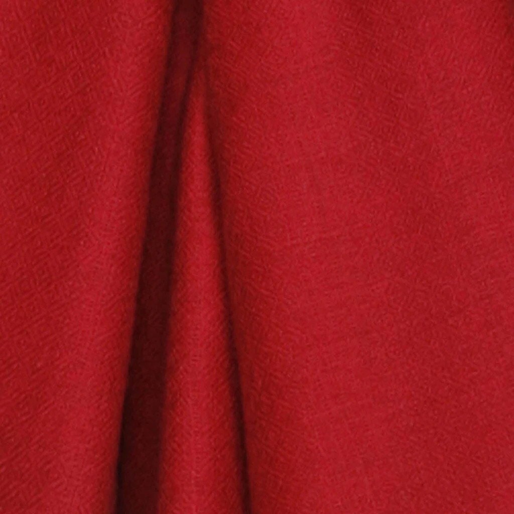 Tango Red Cashmere Pashmina Handwoven Scarf/Muffler/14X60 Inches
