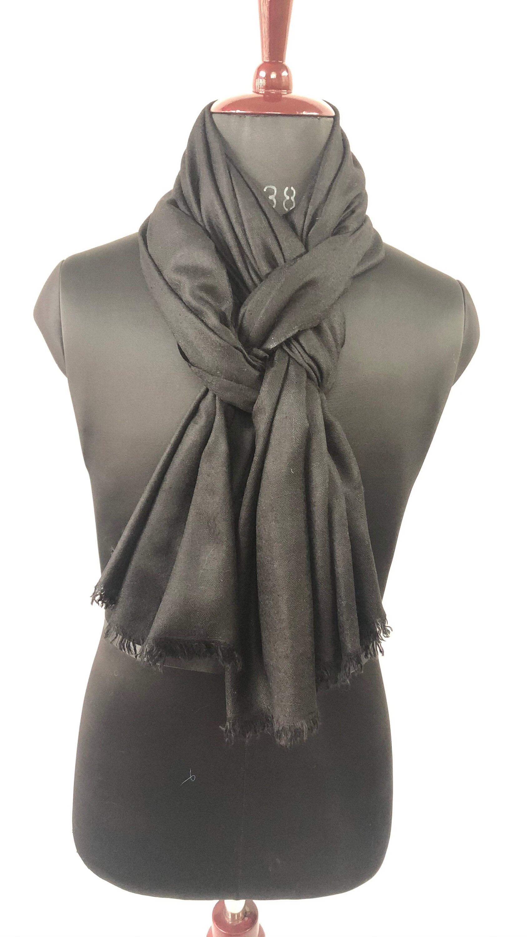 teacher gift Eiffel Tower Handmade Real Cashmere Pashmina Scarf/Muffler/14X60 Inches