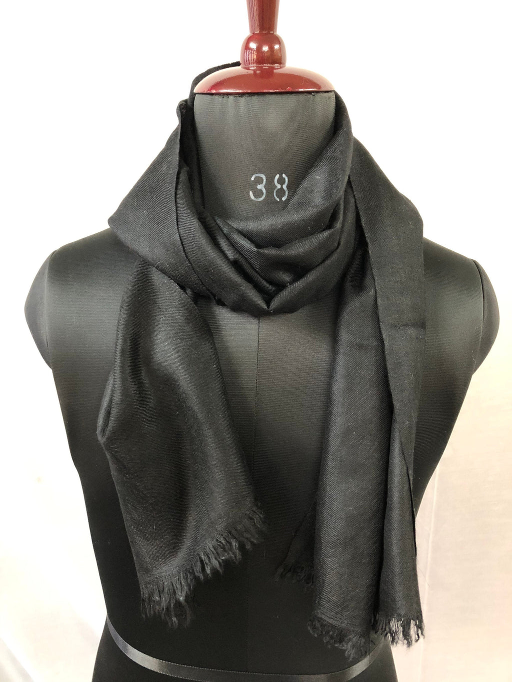 Pashmina christmas dayPirate Black Handwoven Real Cashmere Pashmina Scarf/Muffler/14X60 Inches