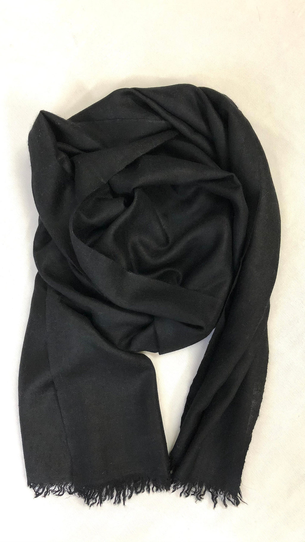 Pashmina christmas dayPirate Black Handwoven Real Cashmere Pashmina Scarf/Muffler/14X60 Inches