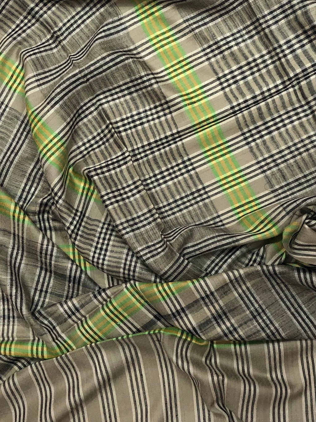 Handmade father of bride gift from daughter Classic Tartan Handmade Real Cashmere Pashmina Stole Scarf - Mehraj Crafts 