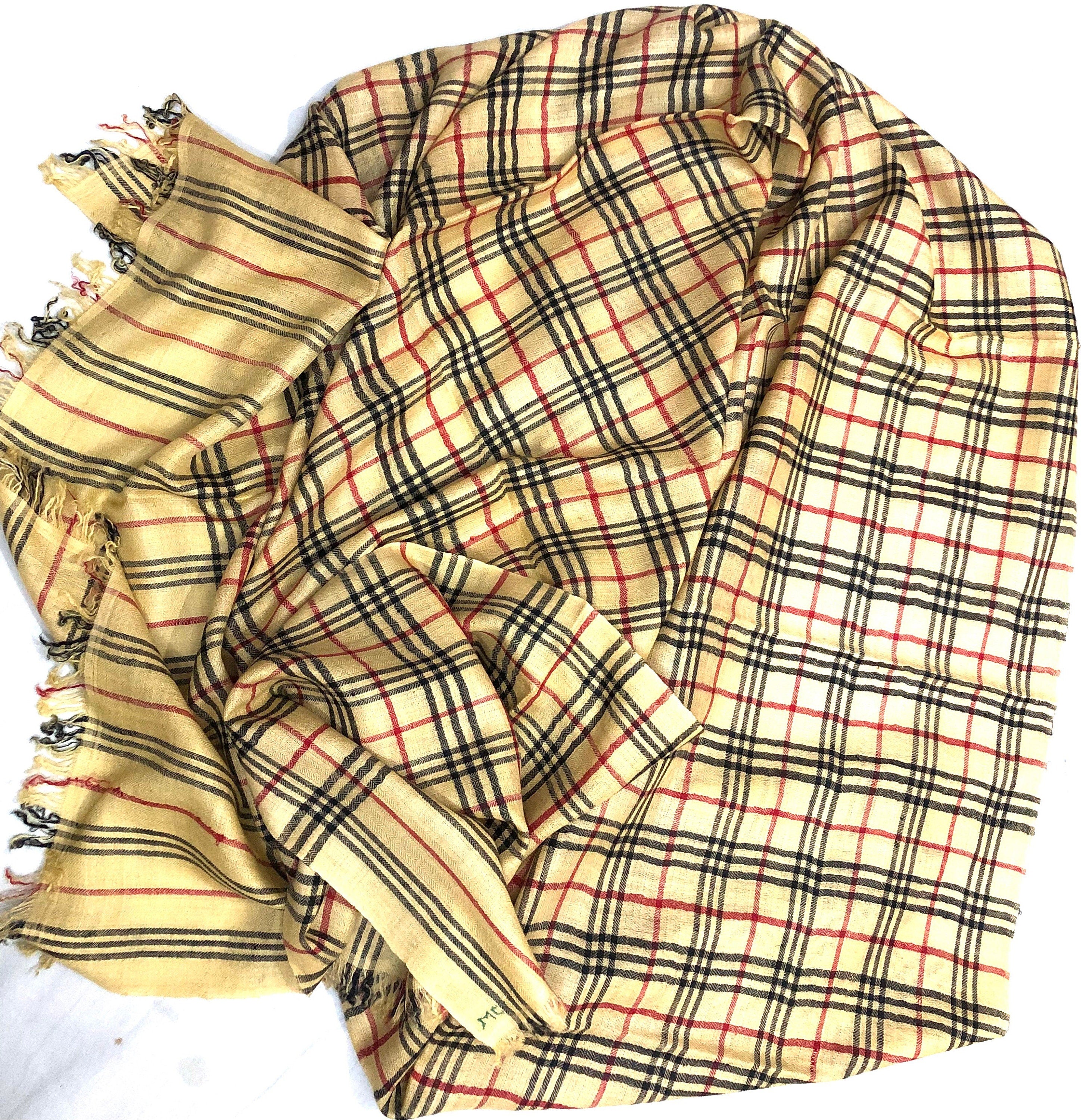 Pashmina cyber monday Sundress Plaid Handmade Real Cashmere Pashmina Stole/Scarf/70*200 cm