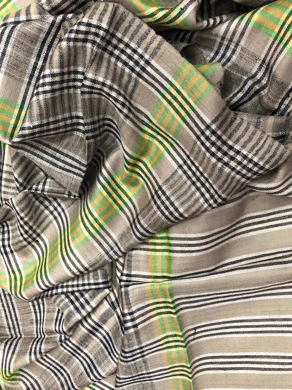 Handmade father of bride gift from daughter Classic Tartan Handmade Real Cashmere Pashmina Stole Scarf - Mehraj Crafts 