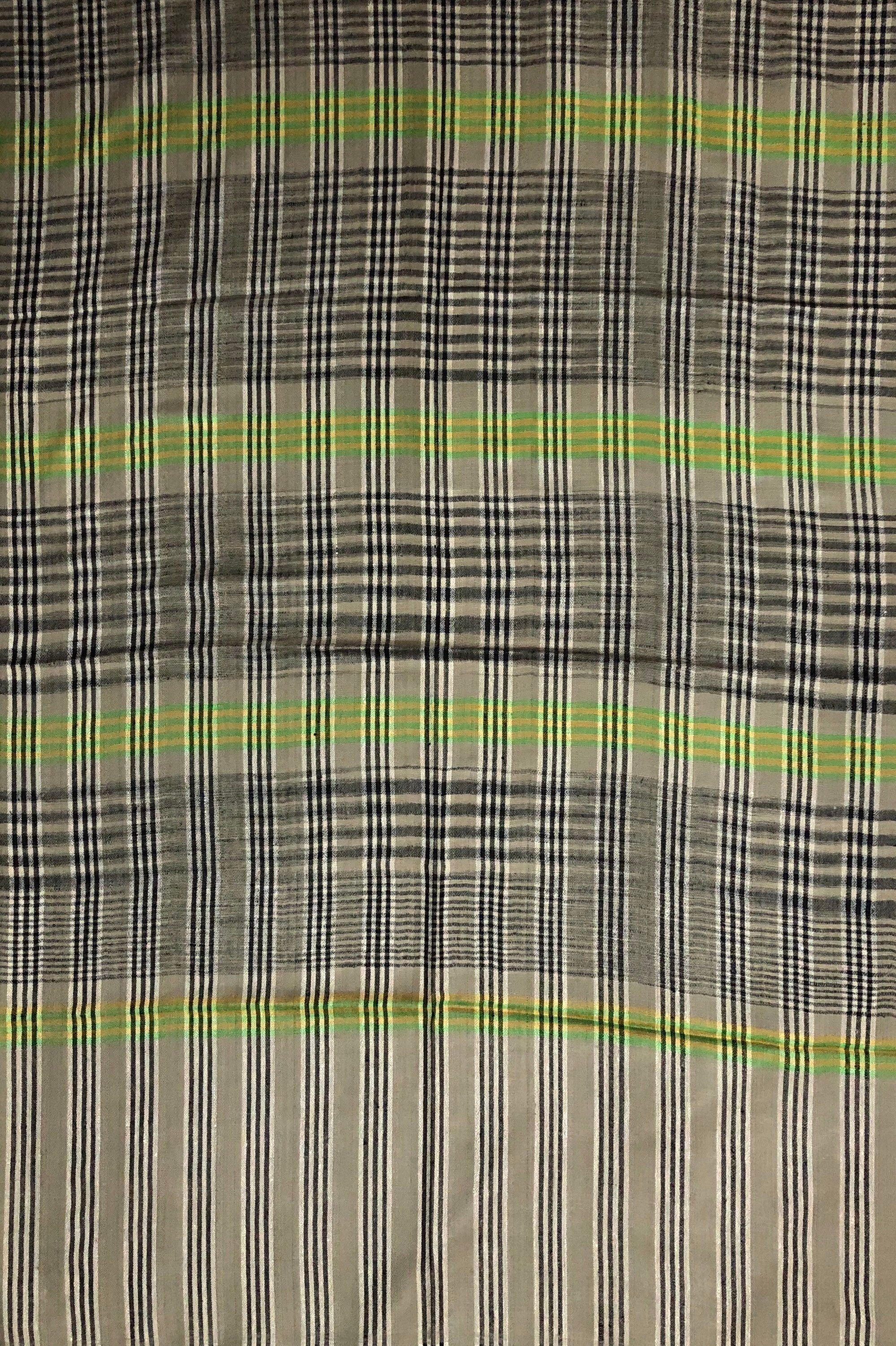 Handmade father of bride gift from daughter Classic Tartan Handmade Real Cashmere Pashmina Stole Scarf - Mehraj Crafts 