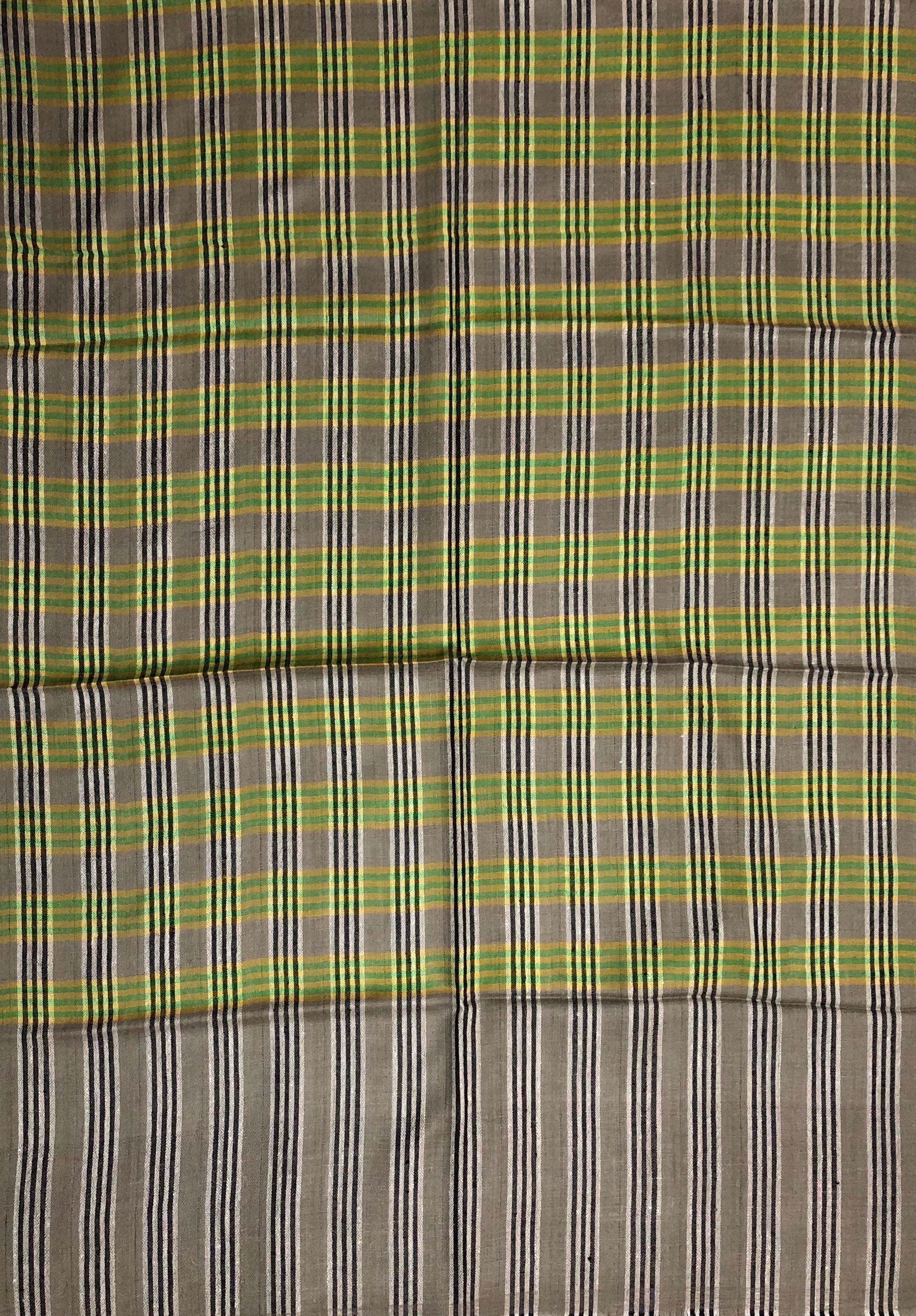 Srinagar Tartan Cashmere Pashmina Stole: Father of Bride Gift