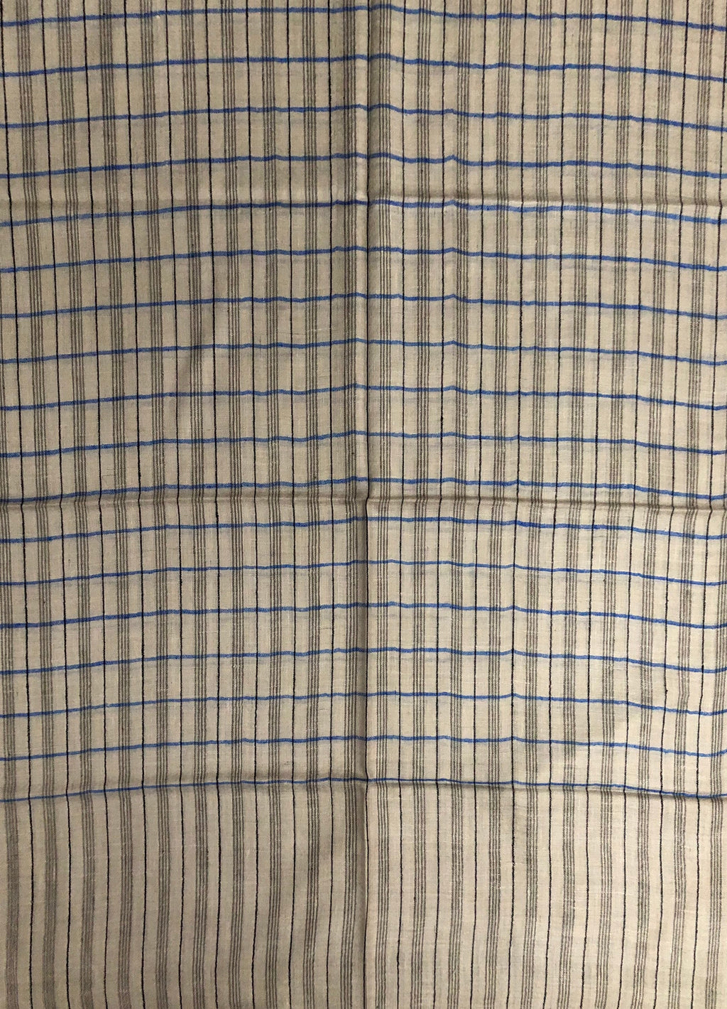 Cashmere Scarf Tattersall Check Handmade Organic Cashmere Pashmina Stole Scarf - Mehraj Crafts 