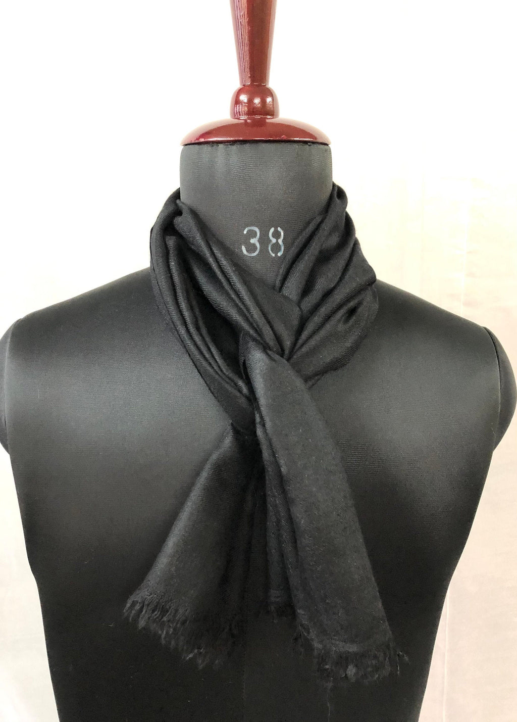 Pashmina christmas dayPirate Black Handwoven Real Cashmere Pashmina Scarf/Muffler/14X60 Inches