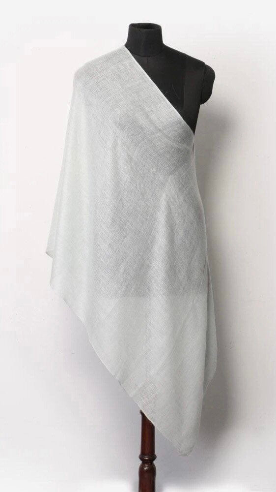 Handmade Cashmere Pashmina Stole: Pistachio Green Scarf Shawl (70x200 cm)