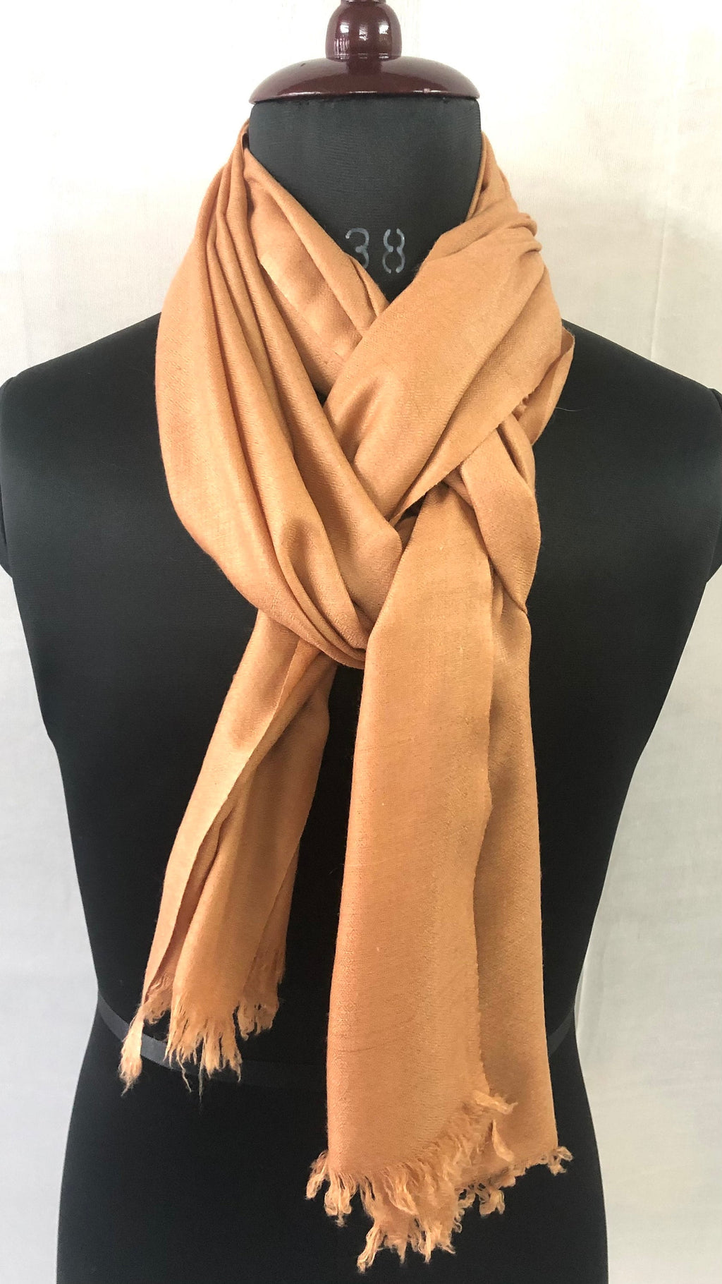 Pashmina christmas dayApricot Illusion Handmade Real Cashmere Pashmina Stole/Scarf/Shawl/70*200 cm