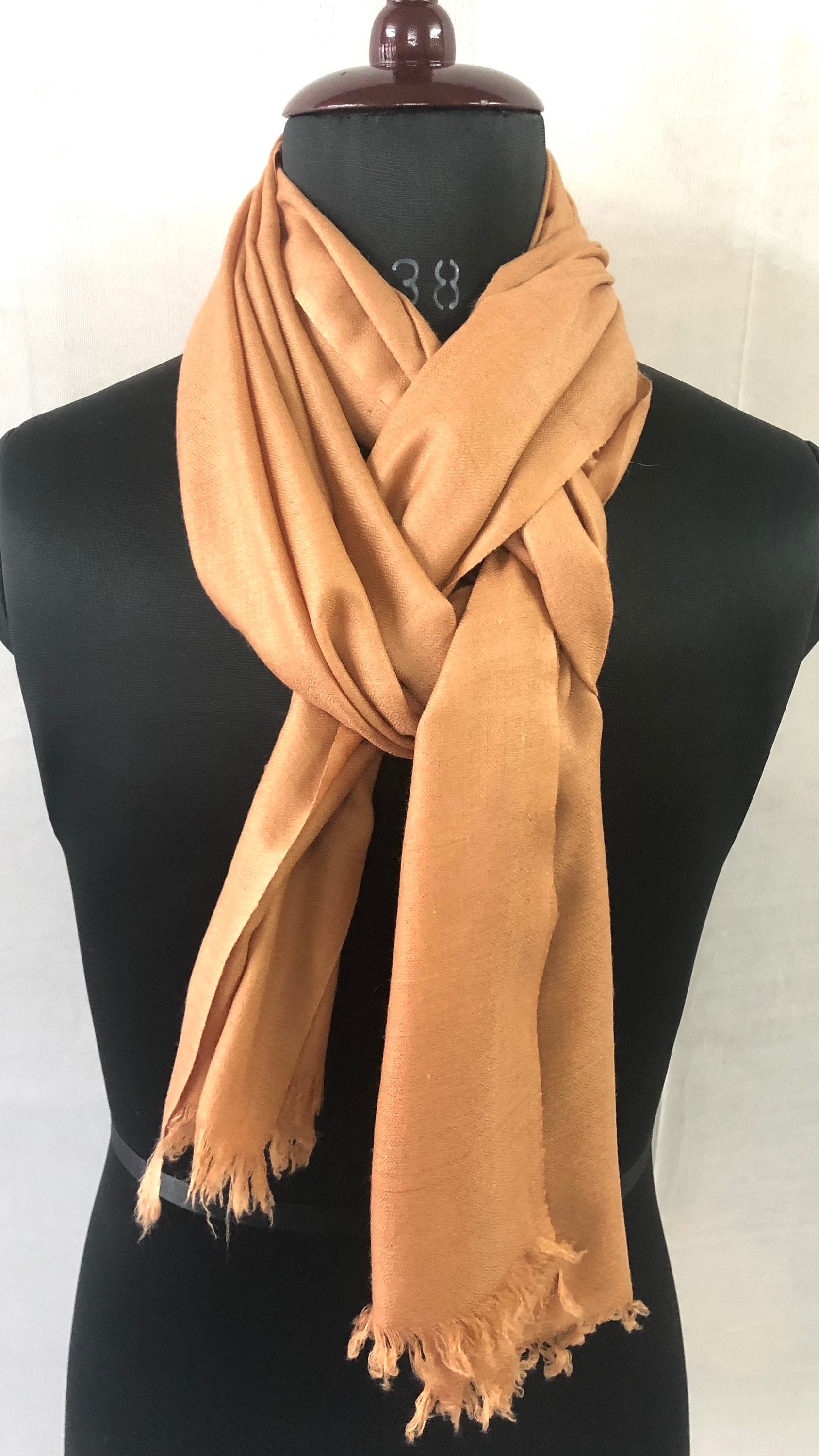 Pashmina christmas dayApricot Illusion Handmade Real Cashmere Pashmina Stole/Scarf/Shawl/70*200 cm