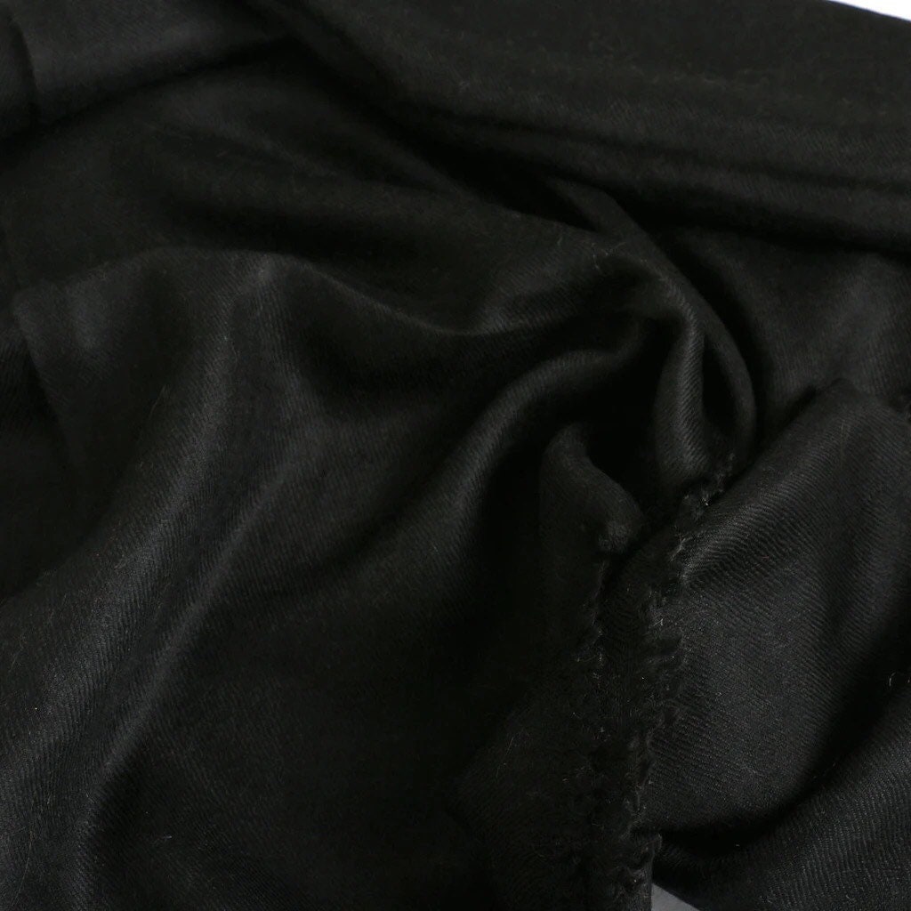Black Praiseworthy Handmade Real Cashmere Pashmina Stole/Scarf/Shawl/70*200 cm