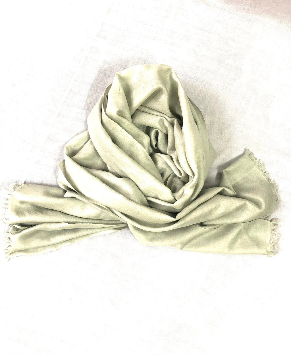 Pashmina cyber monday Asparagus Green Handmade Real Cashmere Pashmina Stole Scarf Shawl - Mehraj Crafts 