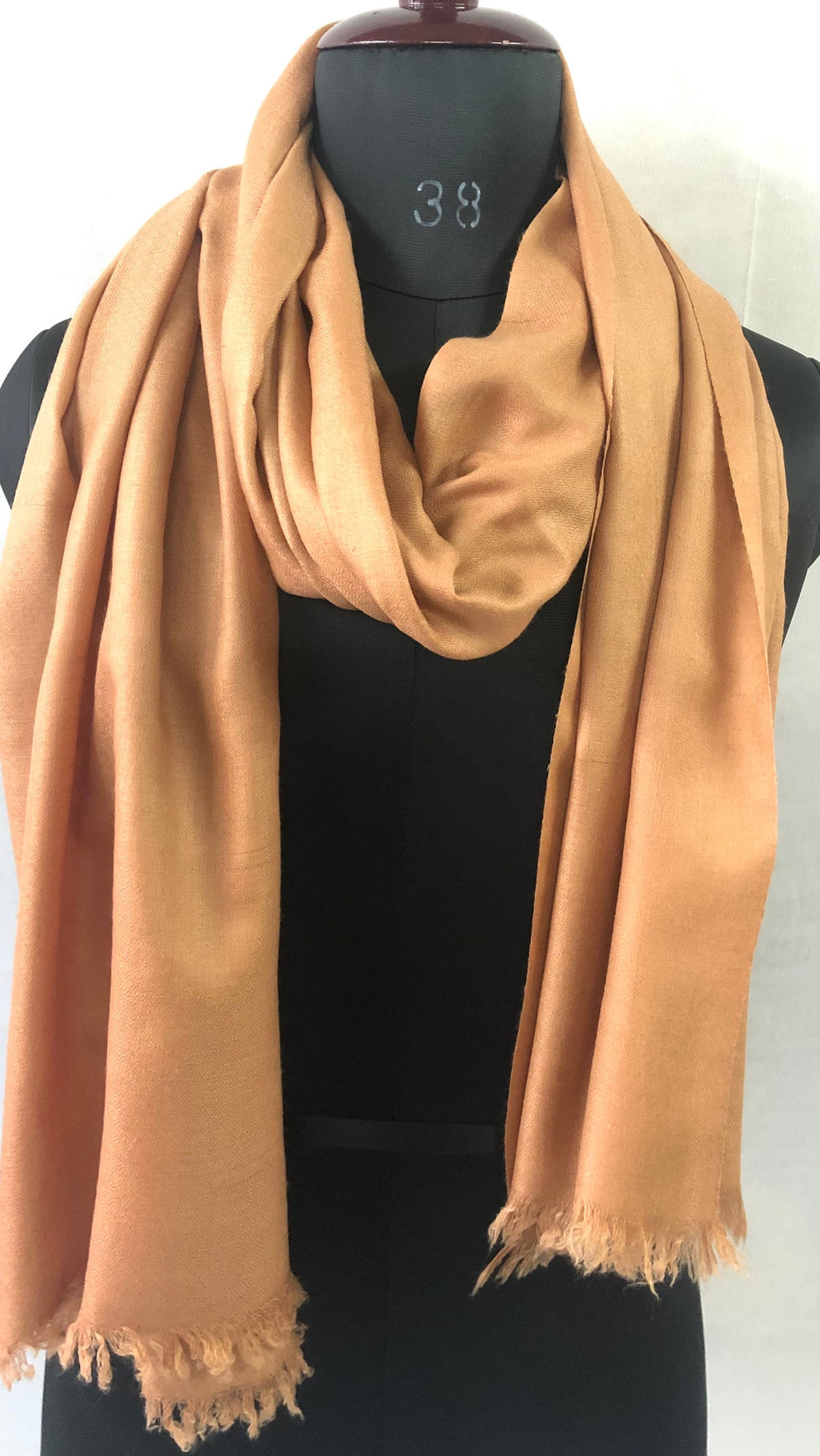 Pashmina christmas dayApricot Illusion Handmade Real Cashmere Pashmina Stole/Scarf/Shawl/70*200 cm