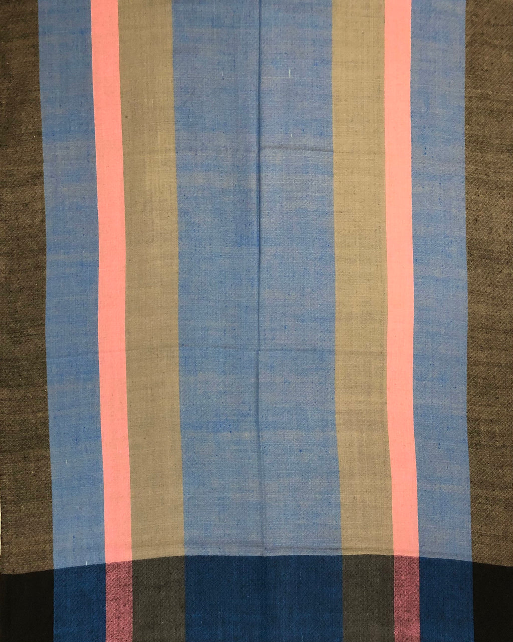 Gift father Chevron Stripes Handwoven Real Cashmere Pashmina Stole Scarf - Mehraj Crafts 