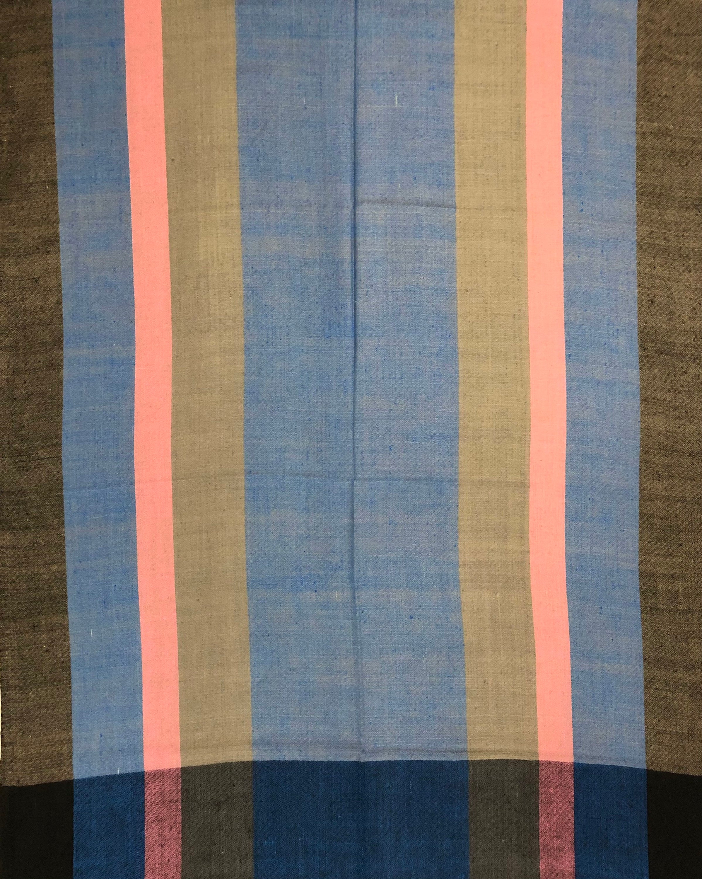 Gift father Chevron Stripes Handwoven Real Cashmere Pashmina Stole Scarf - Mehraj Crafts 