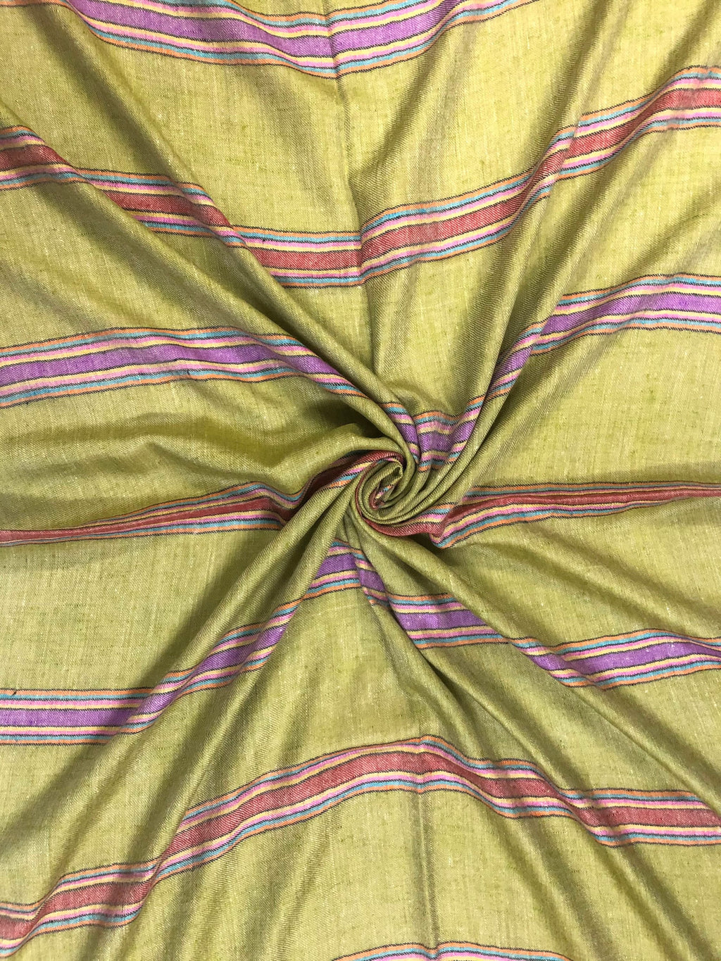 Gift father Oasis Cabana Stripes Handmade Real Cashmere Pashmina Stole Scarf - Mehraj Crafts 