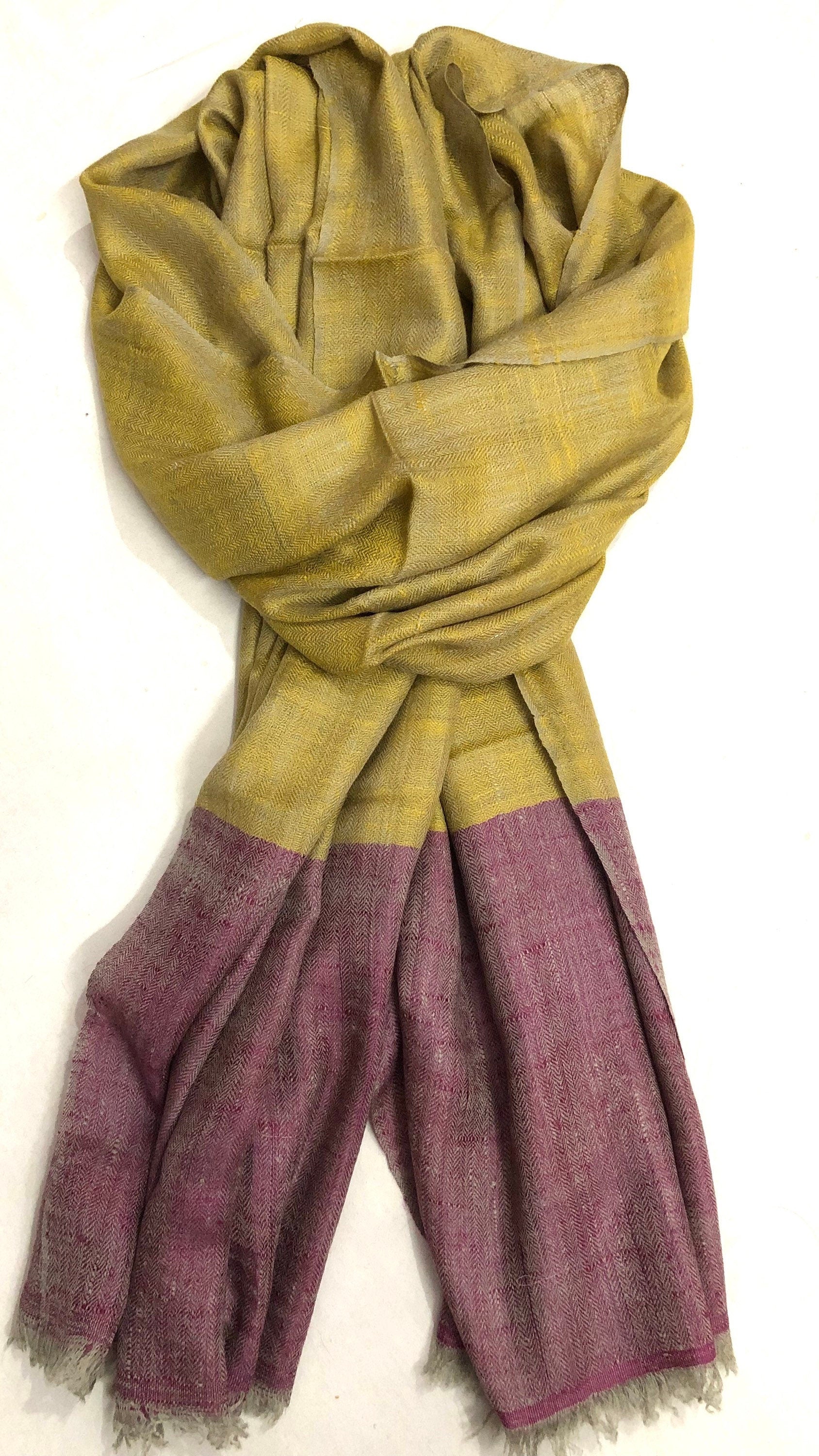 Cashmere Classic Rio Piccalilli Handmade Genuine Cashmere Pashmina Stole Scarf - Mehraj Crafts 