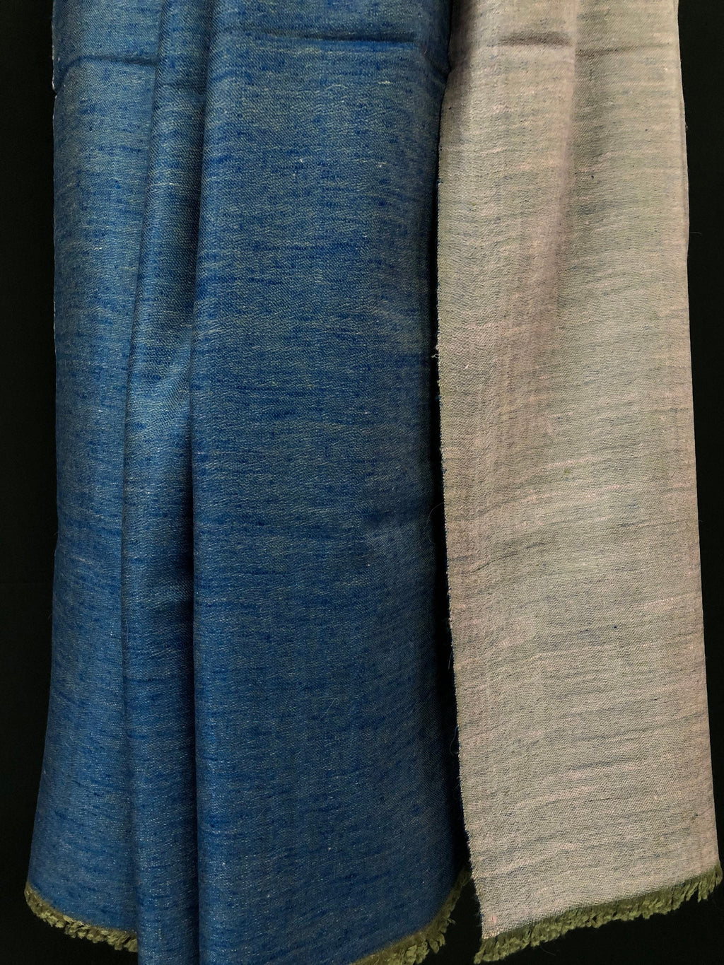 pashmina shawl for women Star sapphire and dawn pink reversible handwoven ladakhi real cashmere pashmina shawl wrap - Mehraj Crafts 