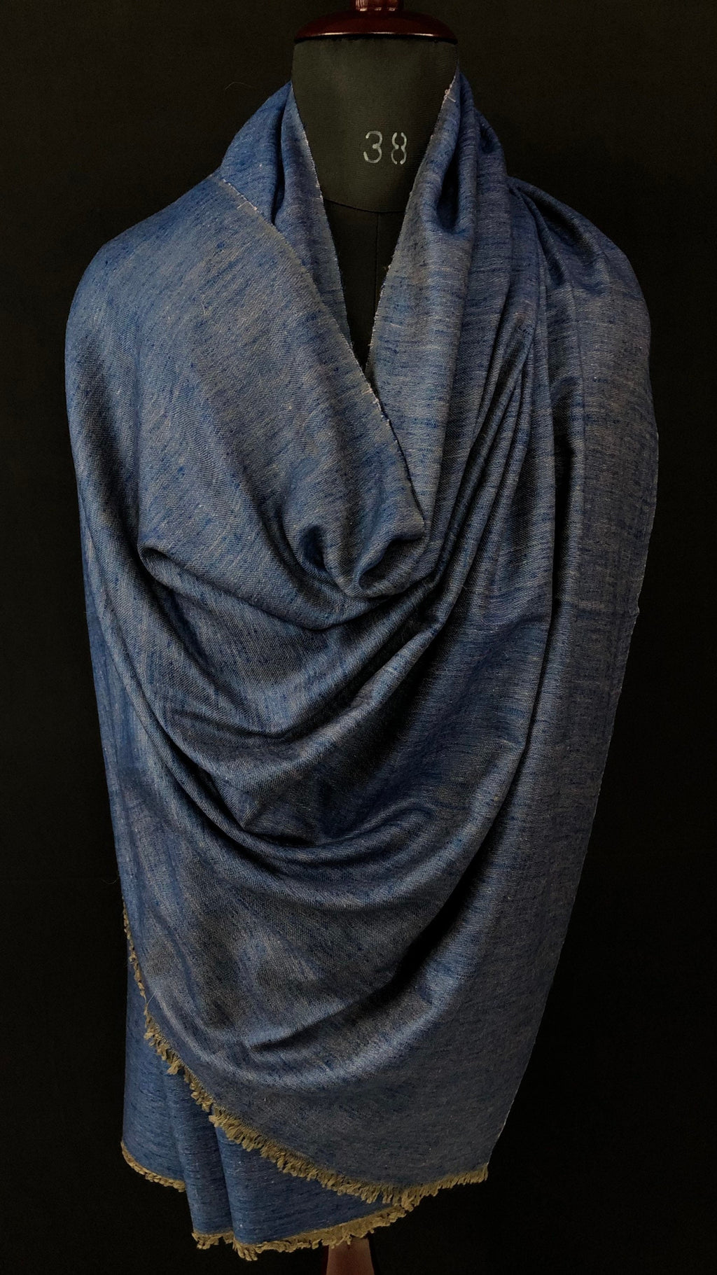 pashmina shawl for women Star sapphire and dawn pink reversible handwoven ladakhi real cashmere pashmina shawl wrap - Mehraj Crafts 