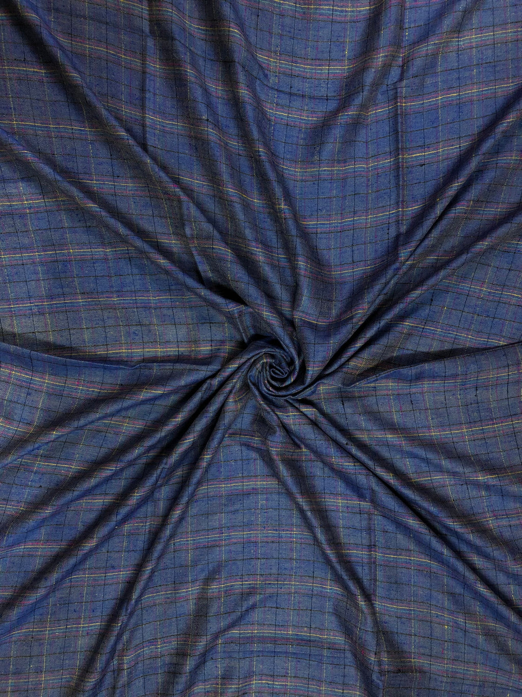 Reversible Pashmina shawlNautical blue check and taupe gray handwoven reversible  ladakhi real cashmere pashmina shawl wrap - Mehraj Crafts 