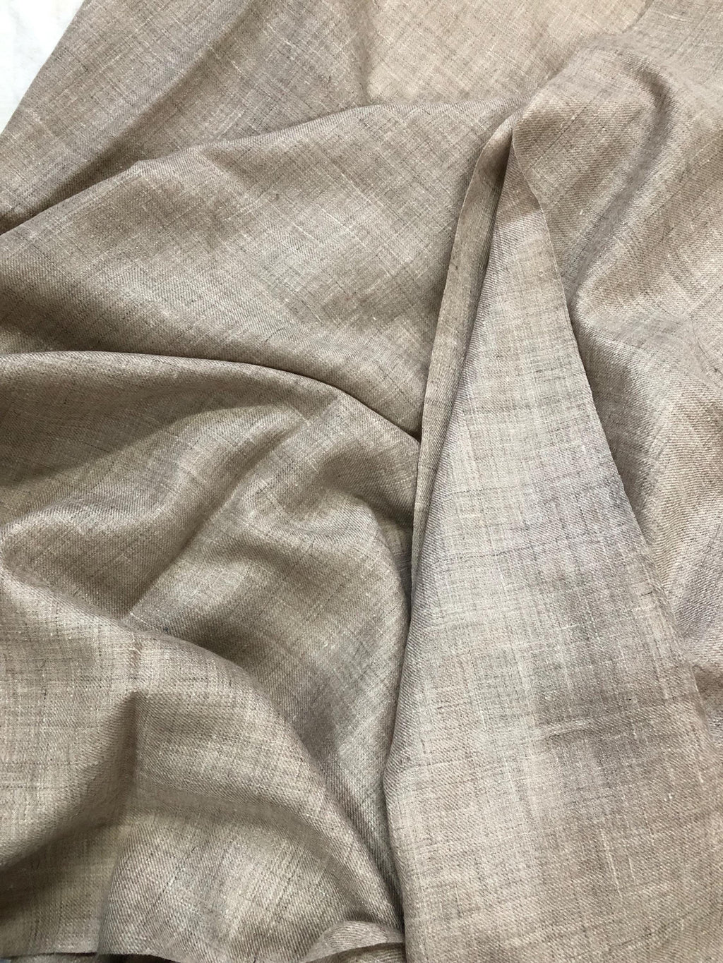 Extra Large Natural Undyed Handmade 100% Pure Ladakhi Hand Woven Cashmere Pashmina Shawl - Mehraj Crafts 