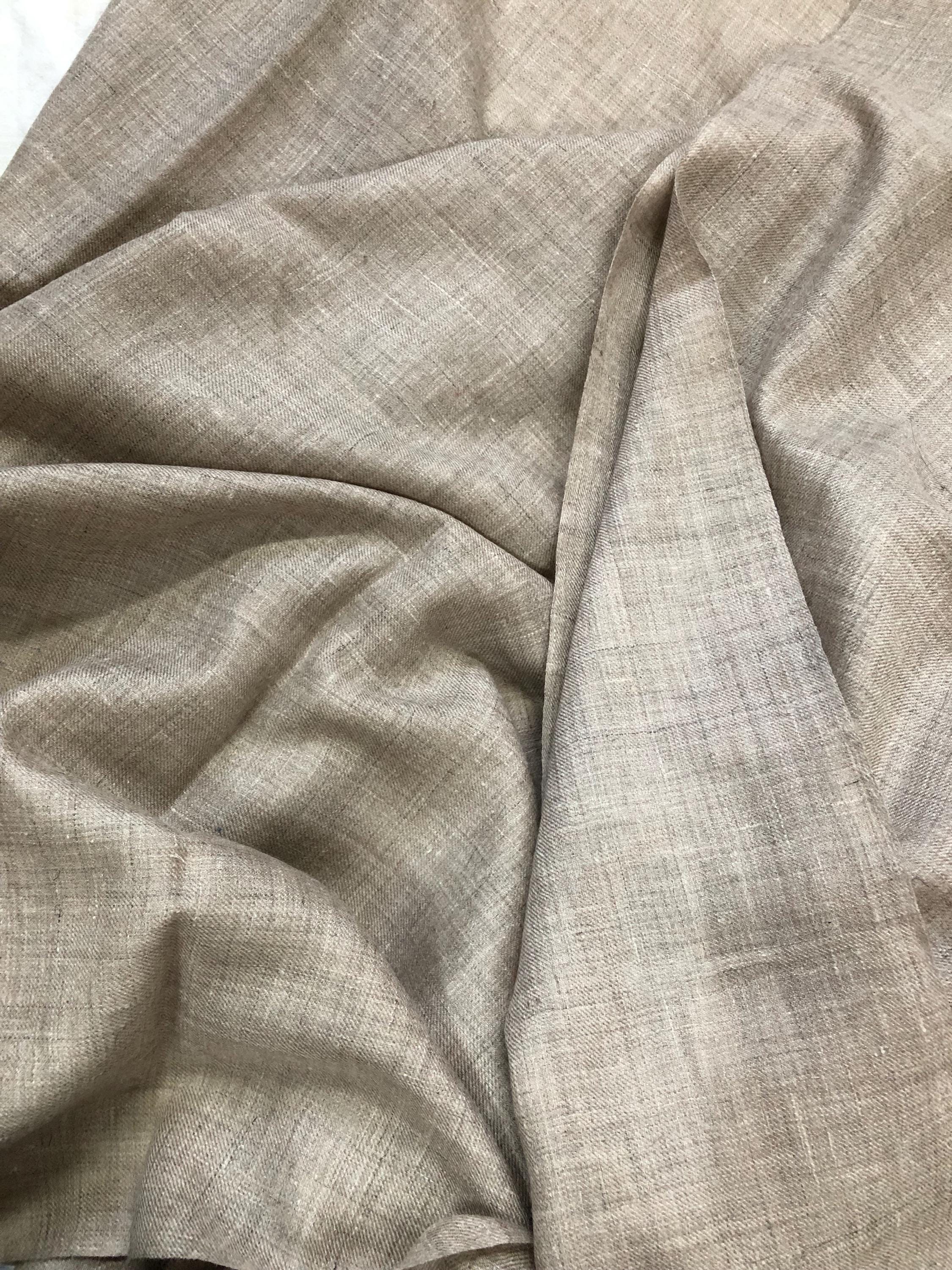 Extra Large Natural Undyed Handmade 100% Pure Ladakhi Hand Woven Cashmere Pashmina Shawl - Mehraj Crafts 