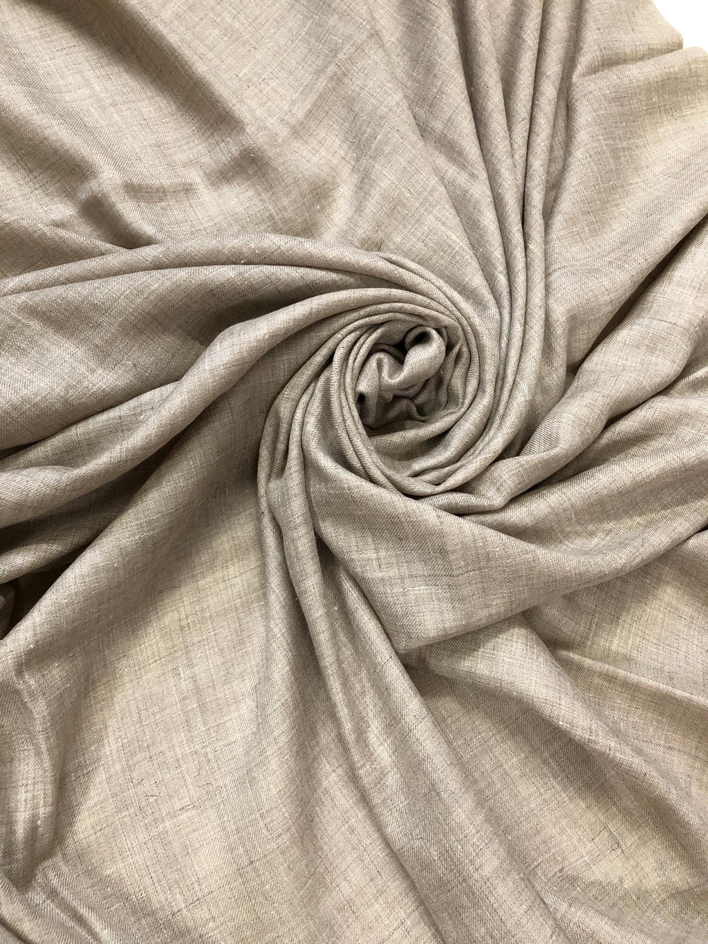 Extra Large Natural Undyed Handmade 100% Pure Ladakhi Hand Woven Cashmere Pashmina Shawl - Mehraj Crafts 