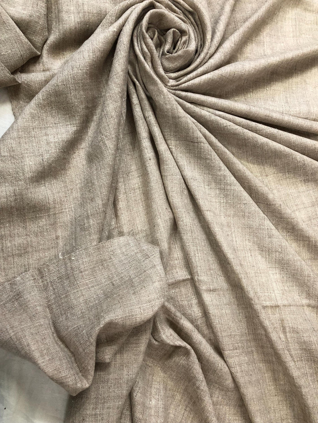 Natural Shade Handmade 100% Pure Ladakhi Hand Woven Cashmere Pashmina Shawl/100X200cms