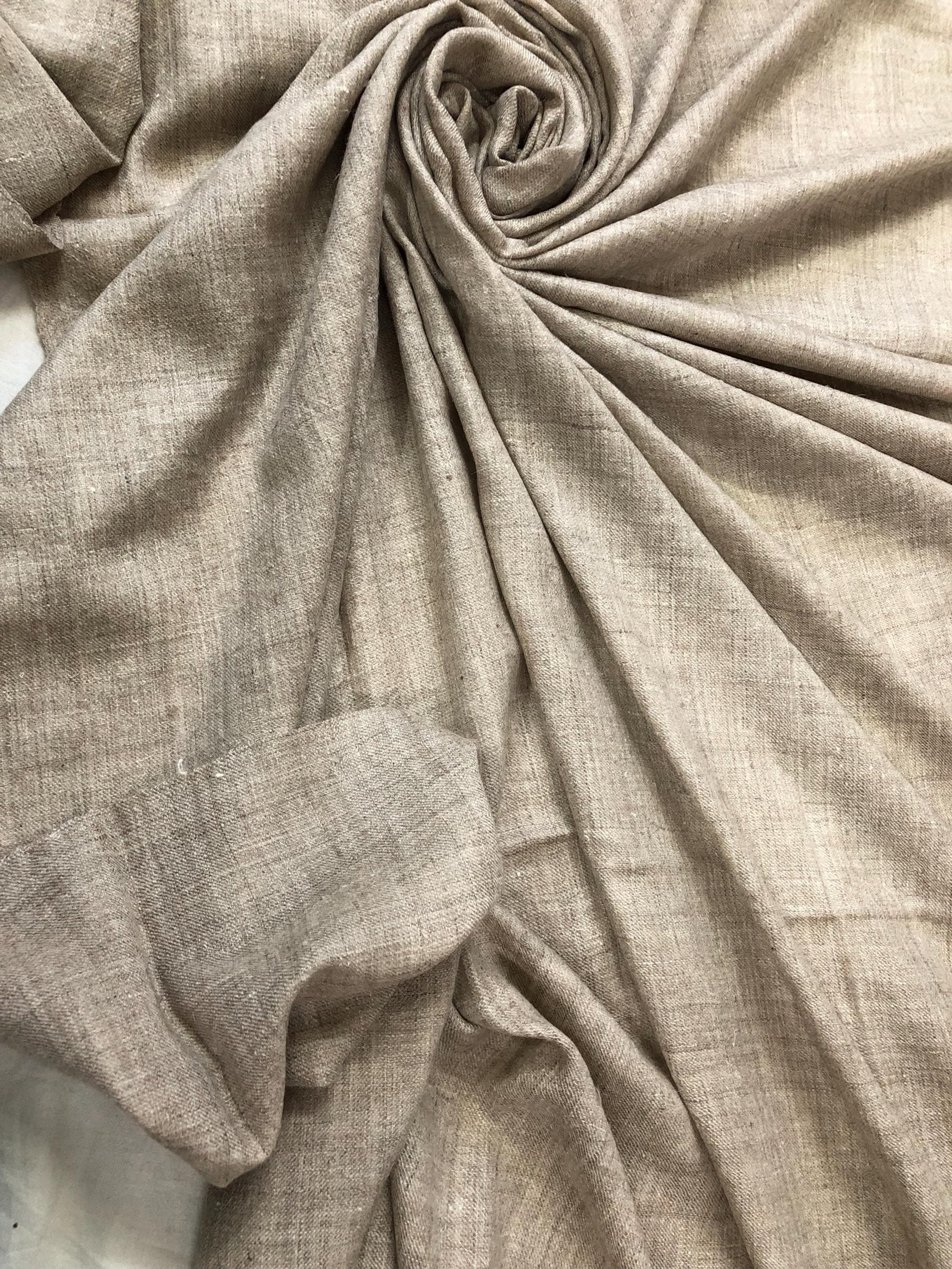 GI certified real kashmir pashmina shawl,HANDSPUN and Handwoven, luxury, king of wool, natural undyed colour, Ladakhi goats authentic wool - Mehraj Crafts 