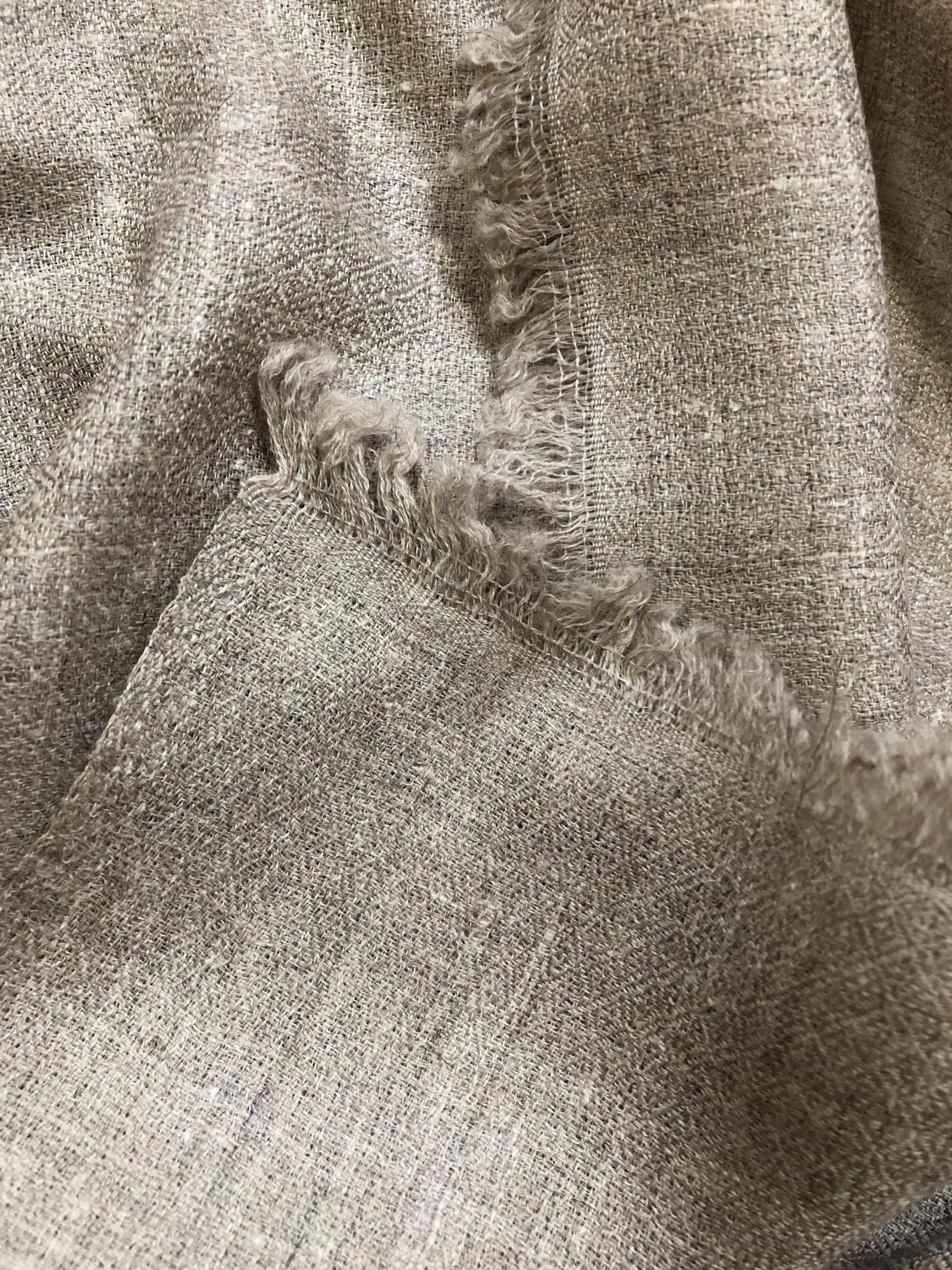 Natural Shade Handmade 100% Pure Ladakhi Hand Woven Cashmere Pashmina Shawl/100X200cms