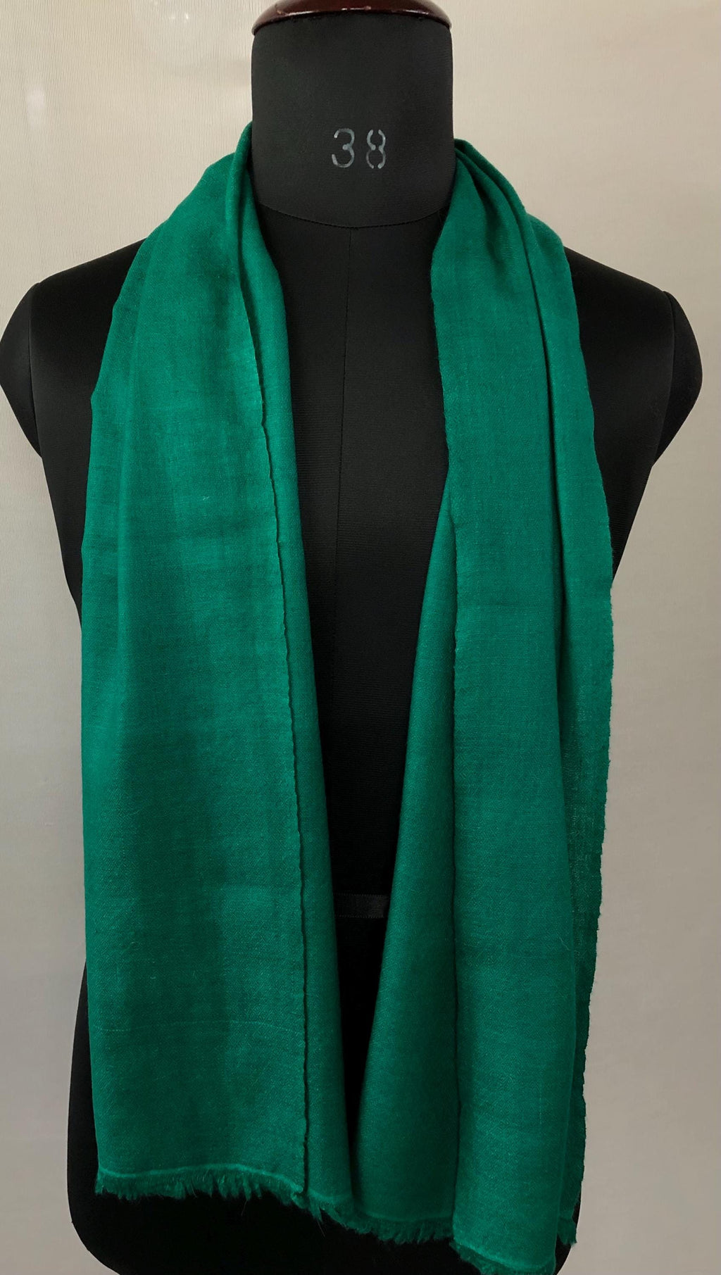 Teal Turquoise Handwoven Real Cashmere Pashmina Scarf/Muffler/14X60 Inches