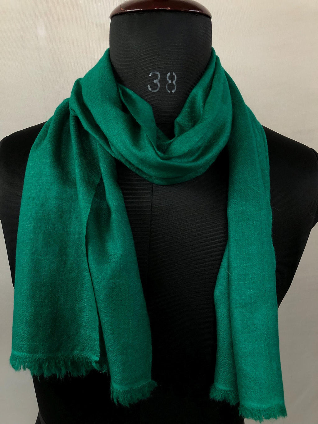Teal Turquoise Handwoven Real Cashmere Pashmina Scarf/Muffler/14X60 Inches