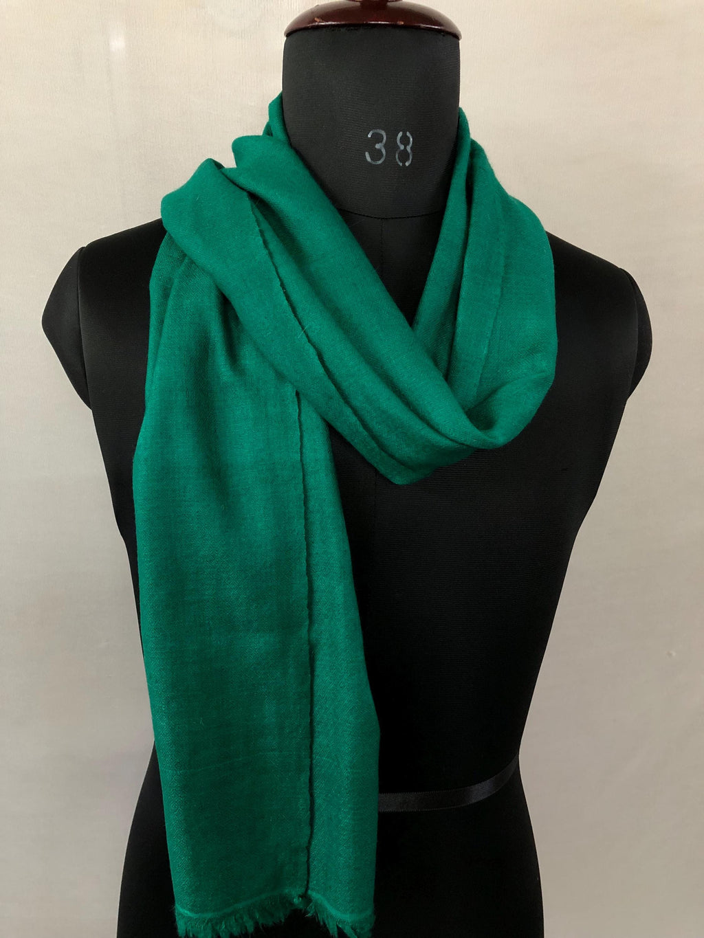 Teal Turquoise Handwoven Real Cashmere Pashmina Scarf/Muffler/14X60 Inches
