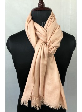 Peach Fuzz Authentic Cashmere Pashmina Stole